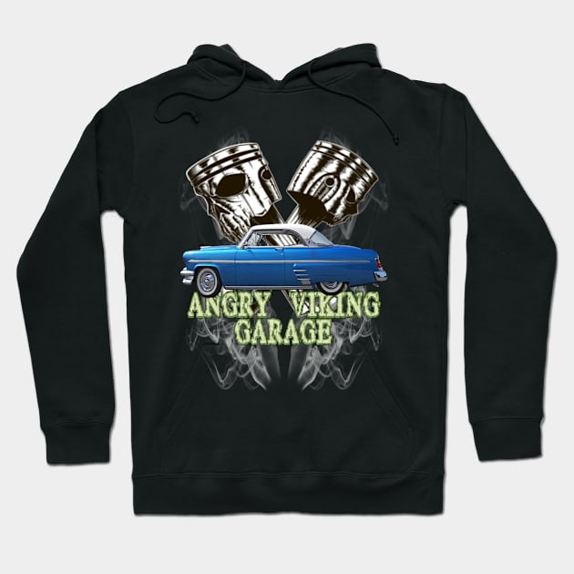 Angry Viking Garage Hoodie by BIG DAWG APPAREL